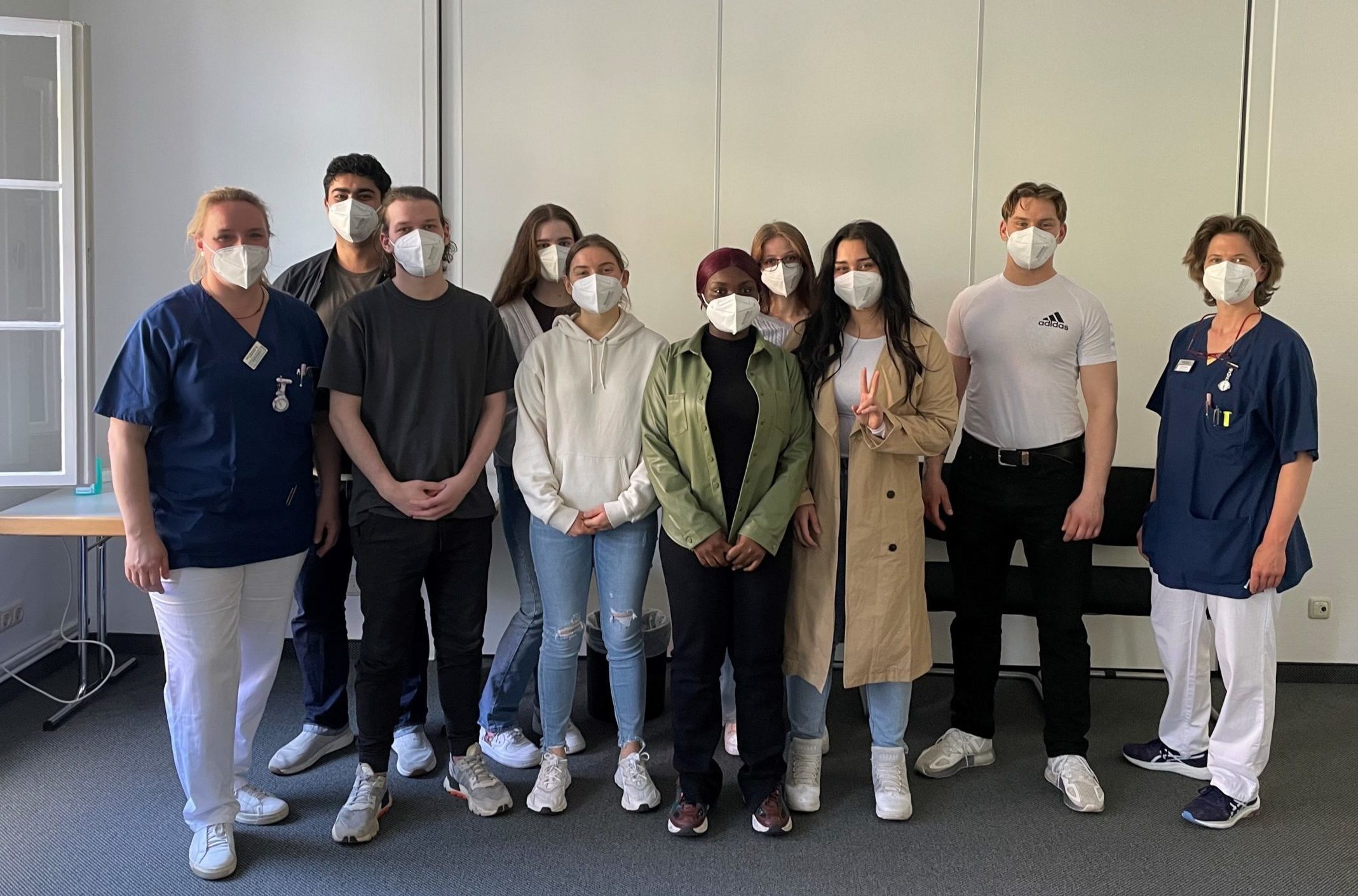 Neue Auszubildende starten am Sankt Gertrauden-Krankenhaus