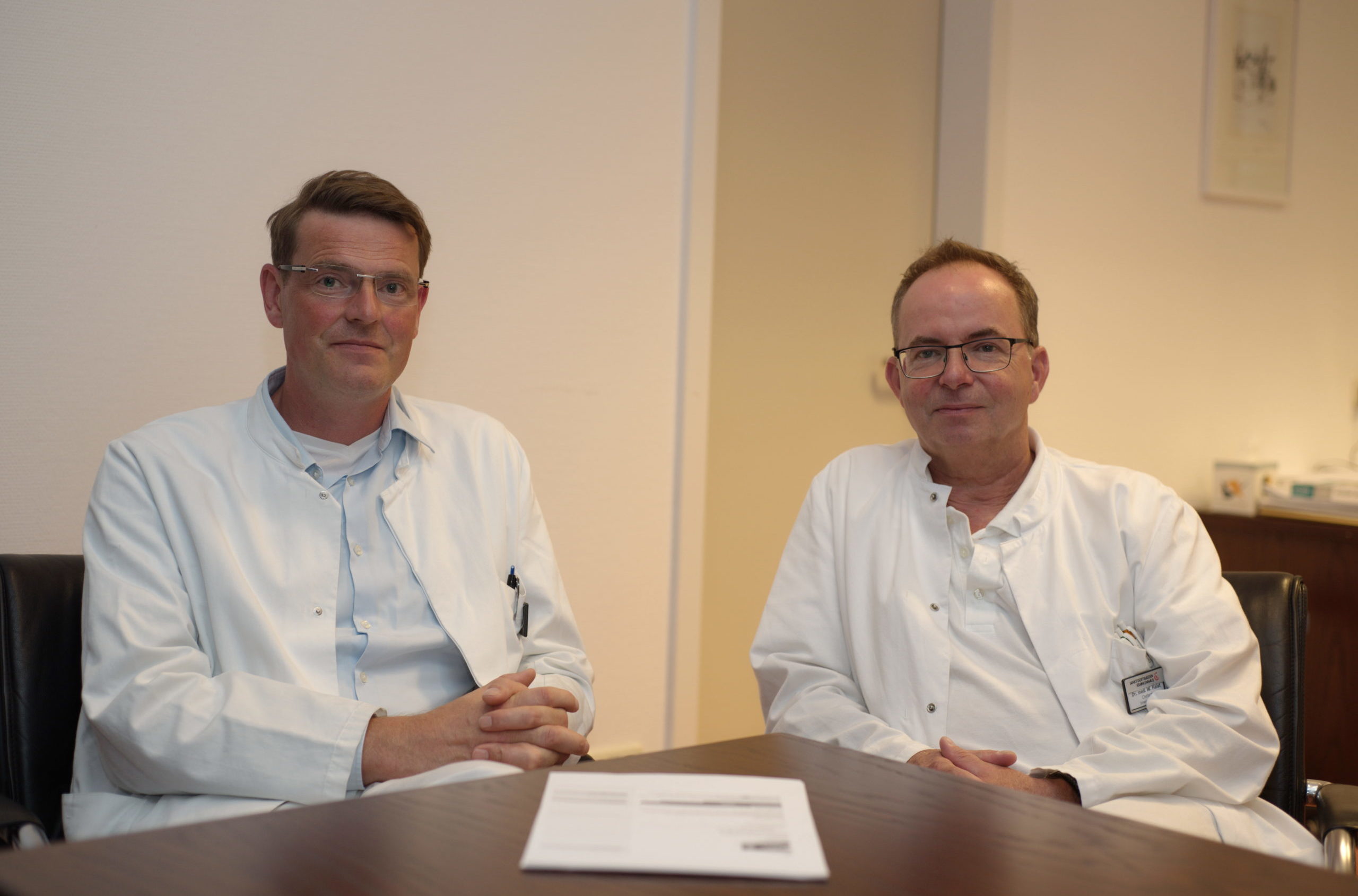Chefarzt Dr. Haist und Dr. Hausdorf